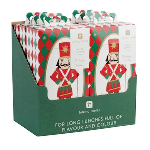 Botanical Nutcracker Lunch Napkins 40cm - 15 Pack