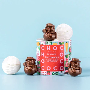 Chococo 47% Milk Chocolate Mini Snowmen Tube