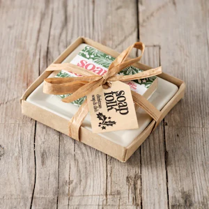 Christmas Soap Dish Set