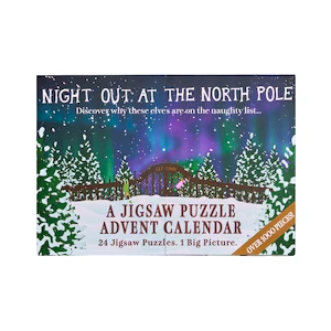 Night Out at the North Pole Jigsaw Puzzle Advent Calendar