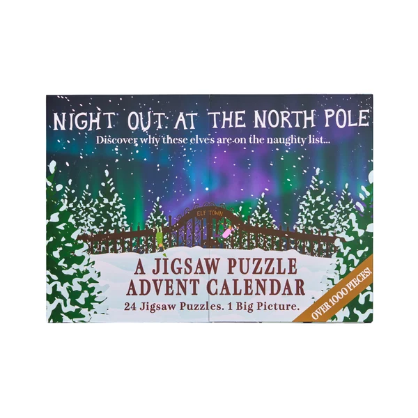 Night Out at the North Pole Jigsaw Puzzle Advent Calendar
