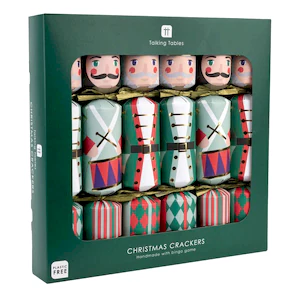 Nutcracker Christmas Crackers - 6 Pack