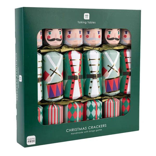 Nutcracker Christmas Crackers - 6 Pack