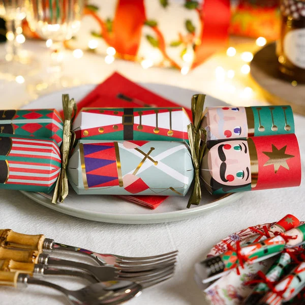 Nutcracker Christmas Crackers - 6 Pack